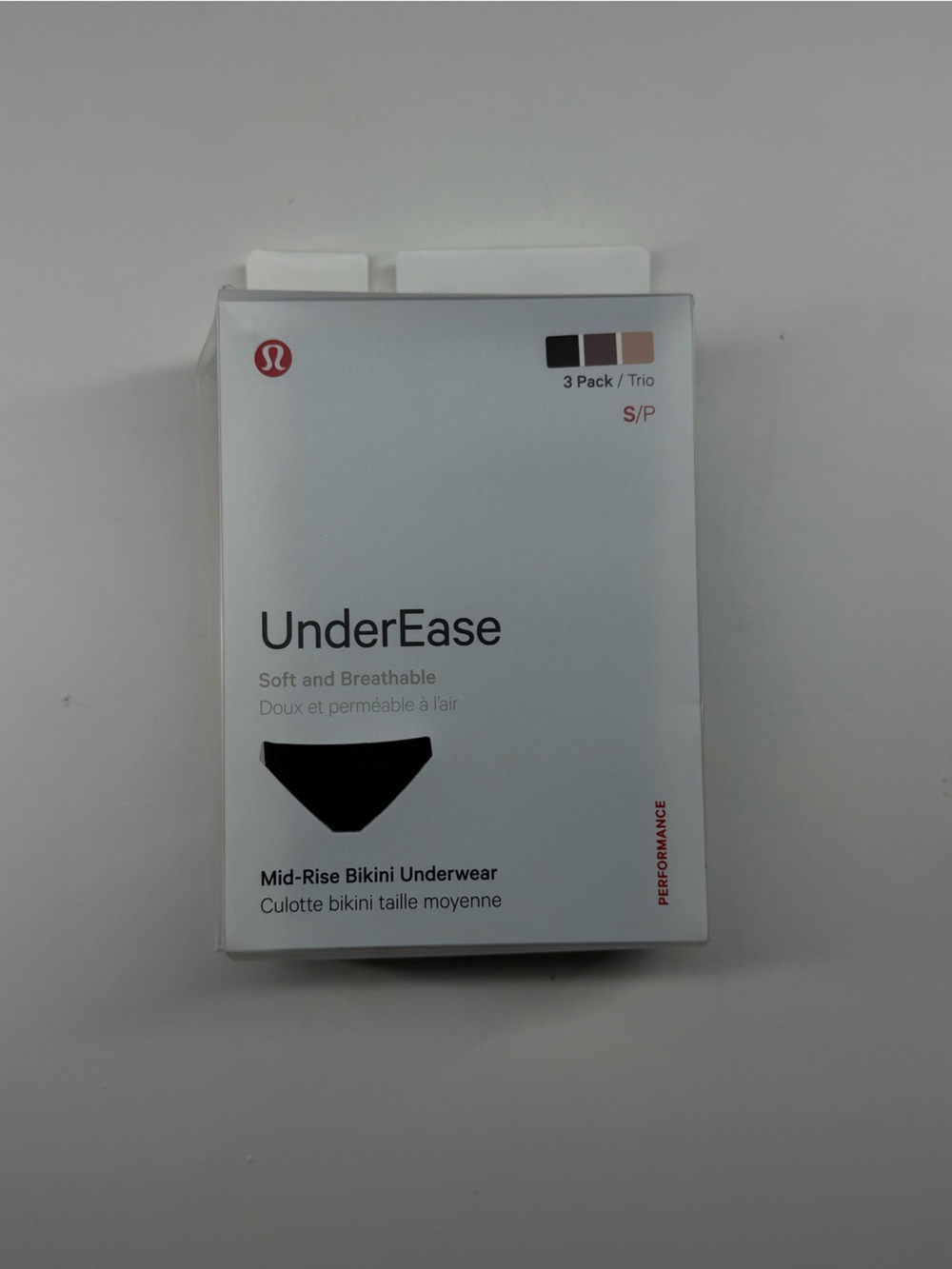 lululemon athletica UnderEase Bikini Underwear Pack in Black and Neutral Shades